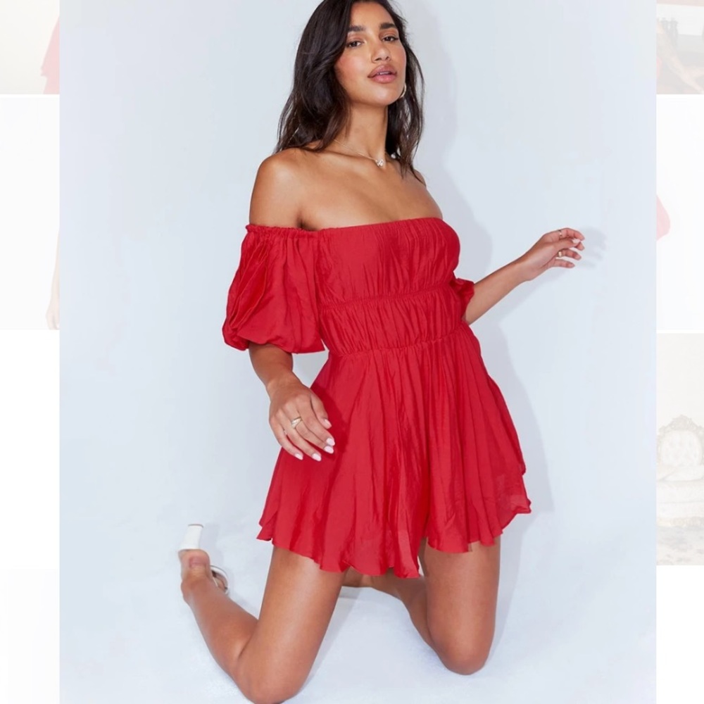 Princess Polly Halton Mini Dress Red